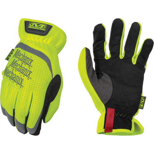 Gants de travail FastFit &agrave; haute visibilit&eacute;, Paume Synth&eacute;tique, Taille Grand/10 Action Paper