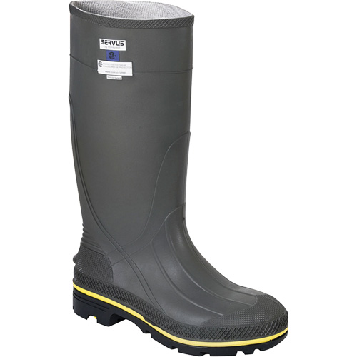 Bottes de s&eacute;curit&eacute; Pro, PVC, Embout Acier, Pointure 5 Action Paper