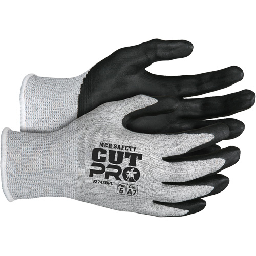 Safety Cut Pro Cut Resistant Gloves, Size Large, 13 Gauge, Bi-Polymer Coated, HPPE Shell, ASTM ANSI Level A7 Action Paper