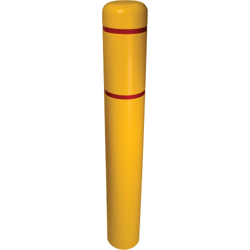 Couvre-bollard, 4" dia. x 54" l, Jaune Action Paper