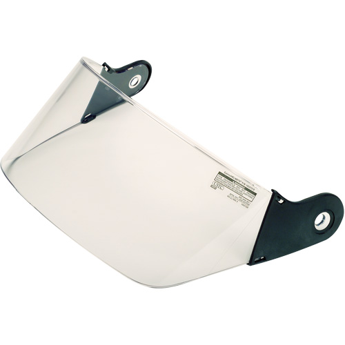 Visi&egrave;re de protection pour casques d'incendie et de sauvetage, Polycarbonate, Teinte Transparent Action Paper