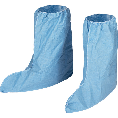 Pyrolon&reg; Plus 2 Flame Resistant Boot Covers, X-Large, FR Treated Fabric, Blue Action Paper
