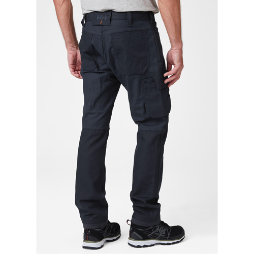 Oxford Service Pants, Poly-Cotton, Navy Blue, Size 30, 32 Inseam Action Paper