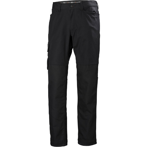 Oxford Service Pants, Poly-Cotton, Black, Size 30, 32 Inseam Action Paper