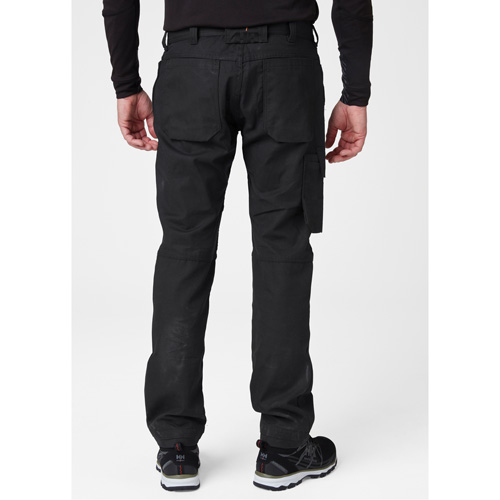 Oxford Service Pants, Poly-Cotton, Black, Size 30, 32 Inseam Action Paper