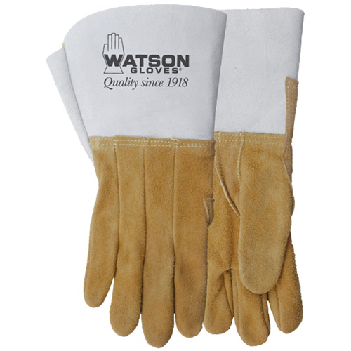 Gants de soudeur Buckweld, Cuir d'&eacute;lan refendu, Taille 8 Action Paper