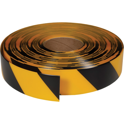 ArmorStripe&reg; Ultra Durable Floor Tape, 2" x 100', PVC, Black and Yellow Action Paper