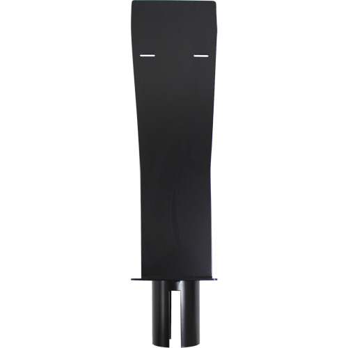 Porte-distributeur pour poteaux de barri&egrave;re pour le contr&ocirc;le des foules, Noir Action Paper