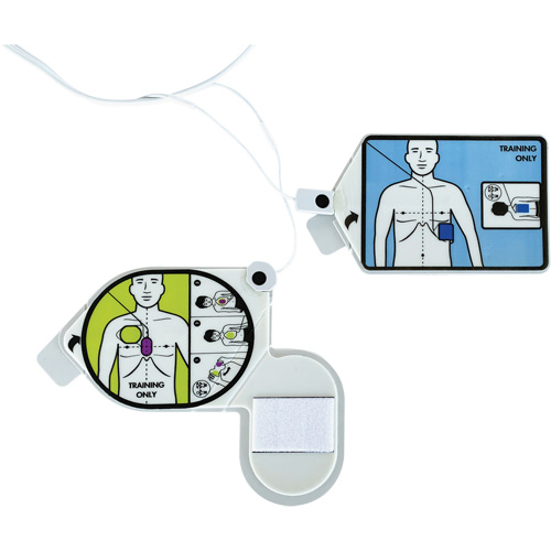 Tampons de gel de rechange pour &eacute;lectrodes de formation RCR Uni-Padz, Zoll AED 3 Pour, Non m&eacute;dical Action Paper