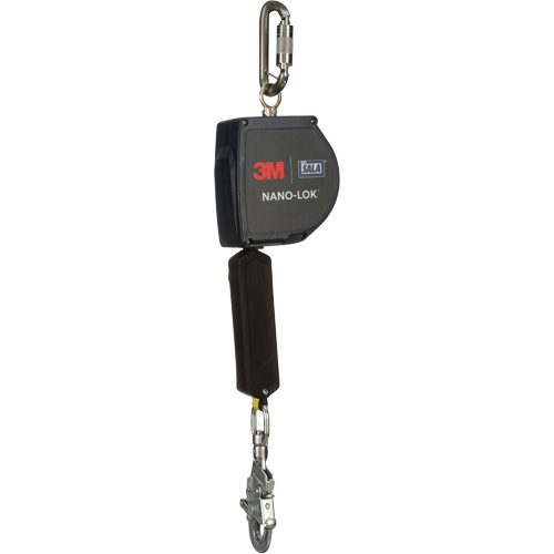 Nano-Lok Extended Length Self Retracting Lifeline, 20', Dyneema&reg;, Swivel Action Paper