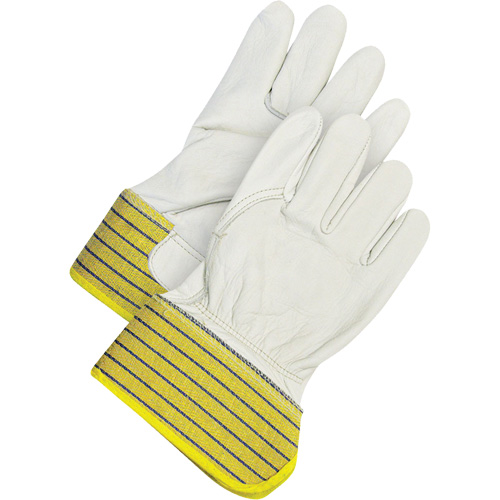 Classic Fitters Gloves, Small, Grain Cowhide Palm, Fleece Inner Lining Action Paper