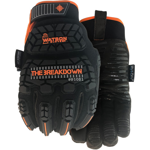 The Breakdown Cut Resistant Work Gloves, Size Small, Aramid/Polyester/Stainless Steel Shell, ASTM ANSI Level A5 Action Paper