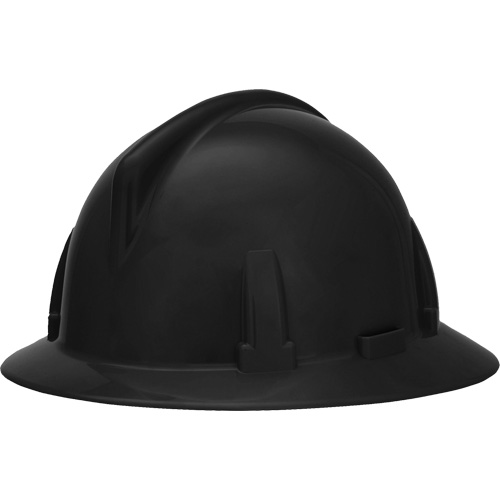 Topgard&reg; Full Brim Hard Hat, Meets CSA Type 1, Quick-Slide Suspension, Non-Vented Action Paper