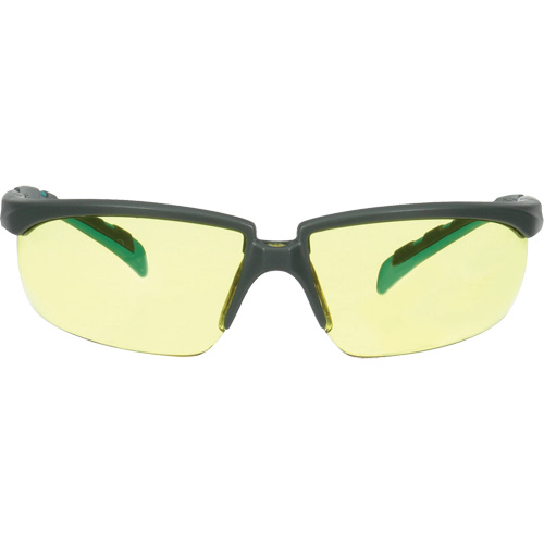 Lunettes de s&eacute;curit&eacute; de la s&eacute;rie Solus 2000, Lentille Ambr&eacute;e, Antibu&eacute;e/Anti-&eacute;gratignures, ANSI Z87+ Action Paper
