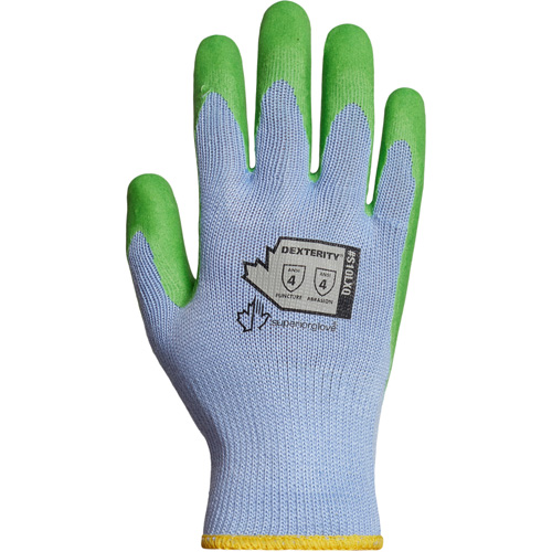 Gants en tricot Dexterity, Poly/coton, Un c&ocirc;t&eacute;, Calibre 10, 9 Action Paper