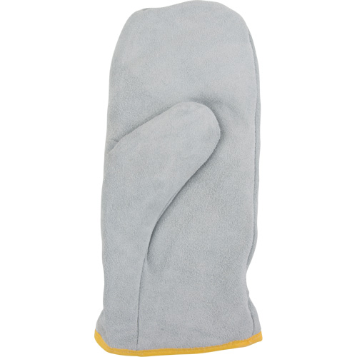 Mitaines dhiver en grain fendu doubl&eacute;es de boa, Taille Taille unique, Mitaine Action Paper