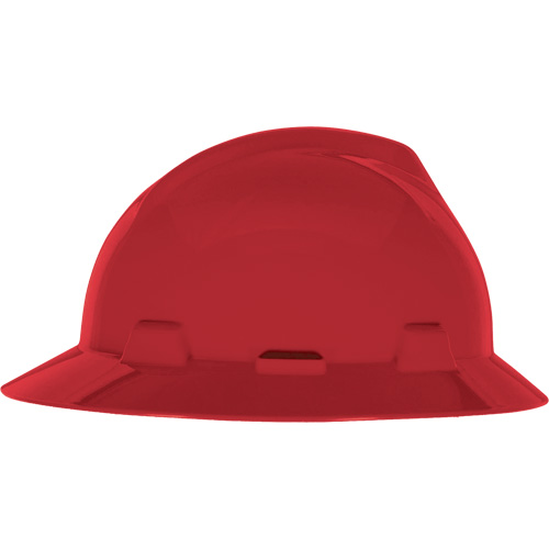 Casque de s&eacute;curit&eacute; &agrave; fente et bordure compl&egrave;te V-Gard, Suspension &agrave; douille, Non ventil&eacute; Action Paper