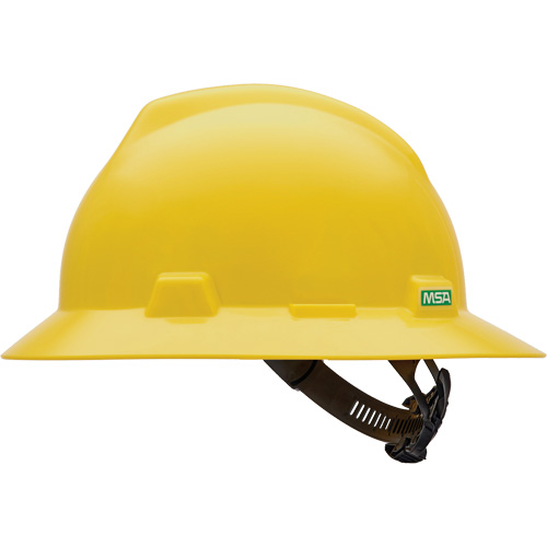 V-Gard&reg; Slotted Full-Brim Hardhat, Meets CSA Type 1, Quick-Slide Suspension, Non-Vented Action Paper