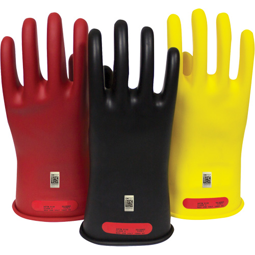 Gants en caoutchouc pour travaux &eacute;lectriques Arcguard, Taille 8, 10" lo Action Paper