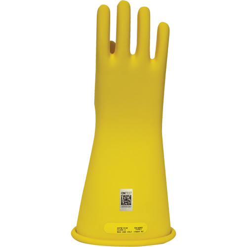 Gants en caoutchouc pour travaux &eacute;lectriques Arcguard, Taille 8, 10" lo Action Paper