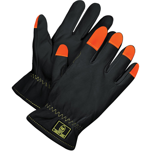 Deny Driver's Gloves, 3X-Large, Grain Goatskin Palm Action Paper