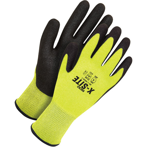 X-Site Seamless Knit Coated Gloves, 11, Foam Nitrile Coating, 15 Gauge, Nylon/Lycra&reg; Shell Action Paper