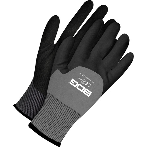 X-Site Coated Gloves, 6, Nitrile Coating, 15 Gauge, Nylon/Spandex Shell Action Paper