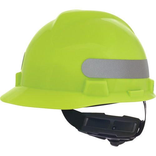 V-Gard&reg; Slotted Hard Hat, CSA Type 1, Ratchet Suspension, Non-Vented Action Paper