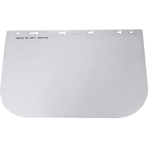 390 Series Replacement Faceshield, Acetate, Clear Tint Action Paper