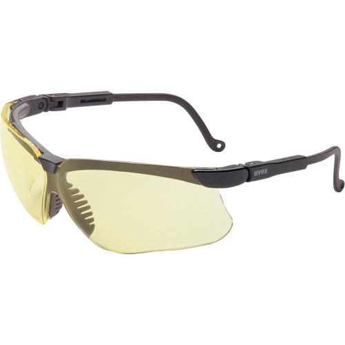 Uvex HydroShield&reg; Genesis&reg; Safety Glasses, Amber Lens, Anti-Fog/Anti-Scratch, ANSI Z87+/Meets/Exceeds CSA Z94.3 Action Paper
