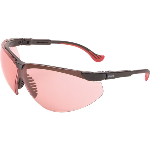 Uvex HydroShield&reg; Genesis&reg; XC Safety Glasses, SCT-Vermillion Lens, Anti-Fog/Anti-Scratch, ANSI Z87+/Meets/Exceeds CSA Z94.3 Action Paper