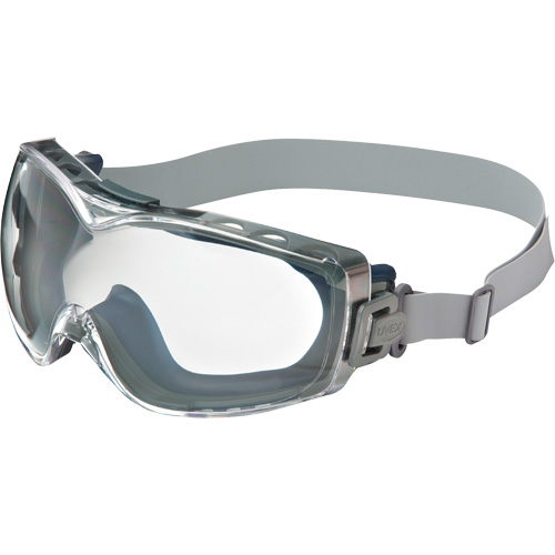 Uvex HydroShield&reg; Stealth&reg; OTG Safety Goggles, Clear Lens, Anti-Fog/Anti-Scratch, Indirect Vent Action Paper