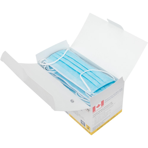 Disposable Procedure Face Masks, ASTM F2100 Level 2, Class 1 Action Paper