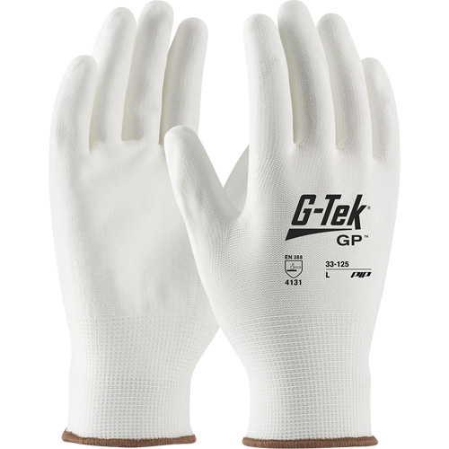 Gants enduits G-Tek GP, Petit, R&ecirc;vetement Polyur&eacute;thane, Calibre 13, Enveloppe en Nylon Action Paper