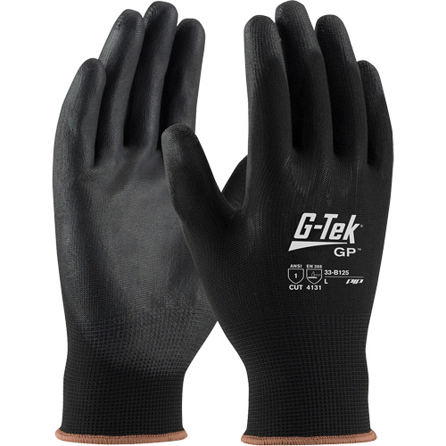Gants enduits G-Tek GP, Petit, R&ecirc;vetement Polyur&eacute;thane, Calibre 13, Enveloppe en Nylon Action Paper