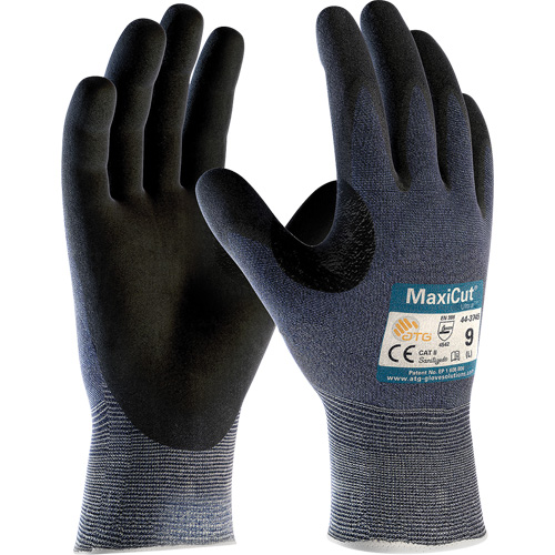 ATG MaxiCut&reg; Ultra Cut Resistant Gloves, Size X-Large, 15 Gauge, Foam Nitrile Coated, HPPE Shell, ASTM ANSI Level A3/EN 388 Level 5/EN 388 Level C Action Paper