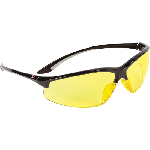 Dynamic Hummingbird Semi-Rimless Safety Glasses, Amber Lens, Anti-Fog, ANSI Z87+/Meets/Exceeds CSA Z94.3 Action Paper