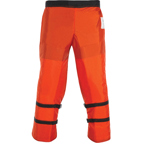 Chainsaw Chaps, 29" L, Orange, 400 Denier Nylon Action Paper