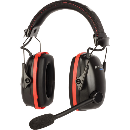 Wireless Hearing Protector Earmuffs with Bluetooth&reg; Audio, Headband Style, 25 dB Action Paper