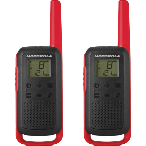 Radios bidirectionnelles Talkabout, Bande FRS, 22 canaux, Port&eacute;e 32 km Action Paper