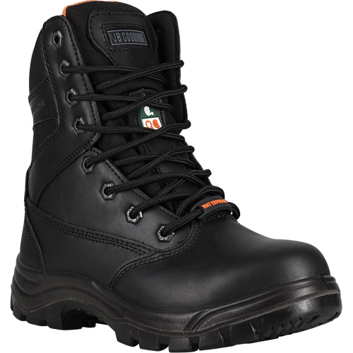 Safety Boots, Leather, Steel Toe, Size 6, Impermeable Action Paper