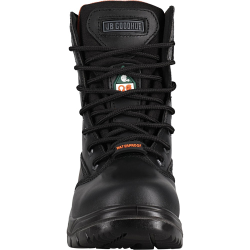 Safety Boots, Leather, Steel Toe, Size 6, Impermeable Action Paper