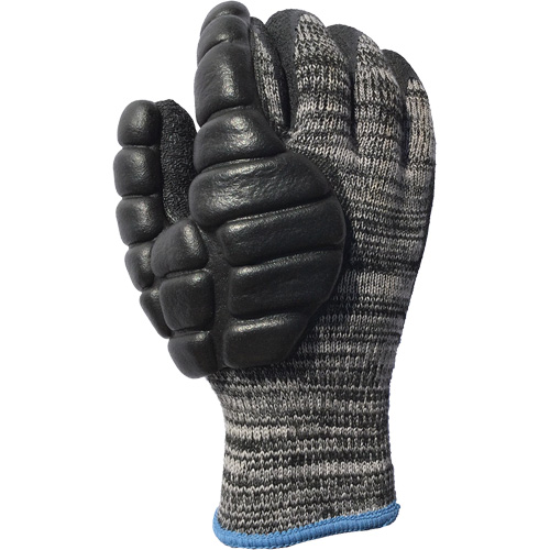 Gants antichocs enduits pour le martelage, 8/Moyen, Paume en Synth&eacute;tique, Poignet &eacute;lastique Action Paper