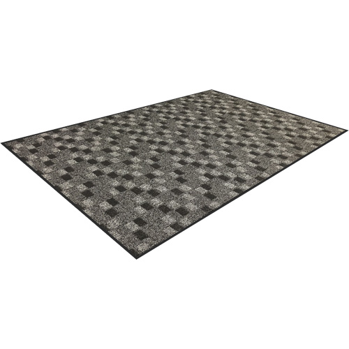 Terra Nova Classic Entrance Mat, Wiper, 6' x 10' x 5/16", Charcoal Action Paper