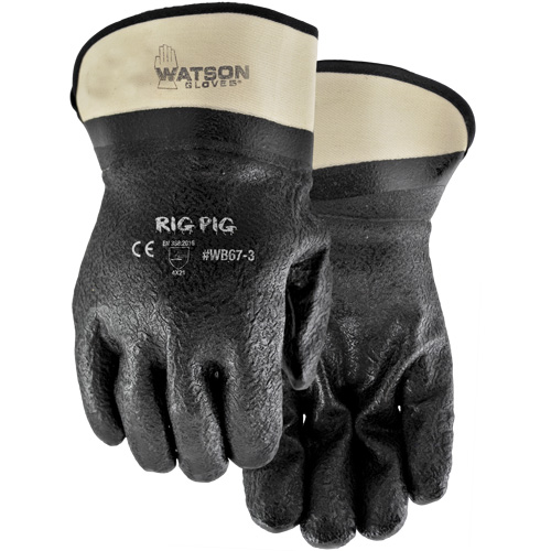 Gants Rig Pig, Taille unique, R&ecirc;vetement Nitrile/PVC, Enveloppe en Jersey Action Paper