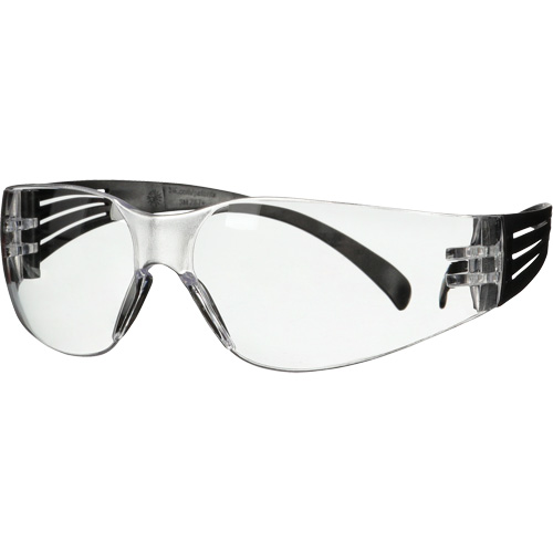 SecureFit 100 Series Protective Eyewear, Clear Lens, Anti-Scratch, ANSI Z87+/Meets/Exceeds CSA Z94.3 Action Paper
