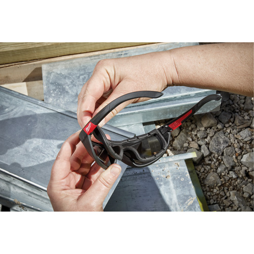 Performance Safety Glasses with Gasket, Black Lens, Polarized, Meets/Exceeds CSA Z94.3 Action Paper