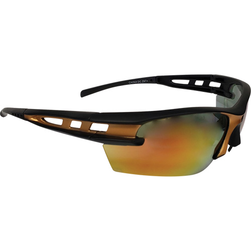 Mango Safety Glasses, Orange Mirror Lens, Meets/Exceeds CSA Z94.3 Action Paper