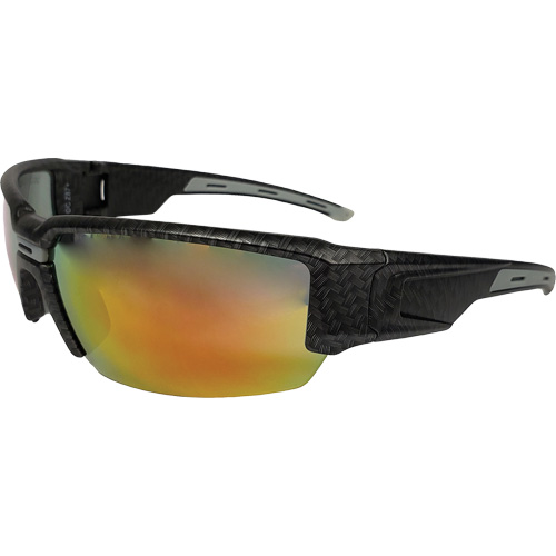 Lunettes de s&eacute;curit&eacute; Hartley, Lentille Rouge, R&eacute;pond ou surpasse la norme CSA Z94.3 Action Paper