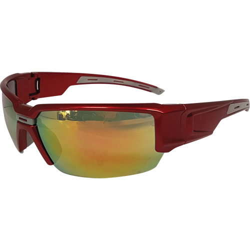 Lunettes de s&eacute;curit&eacute; Hartley, Lentille Rouge, R&eacute;pond ou surpasse la norme CSA Z94.3 Action Paper